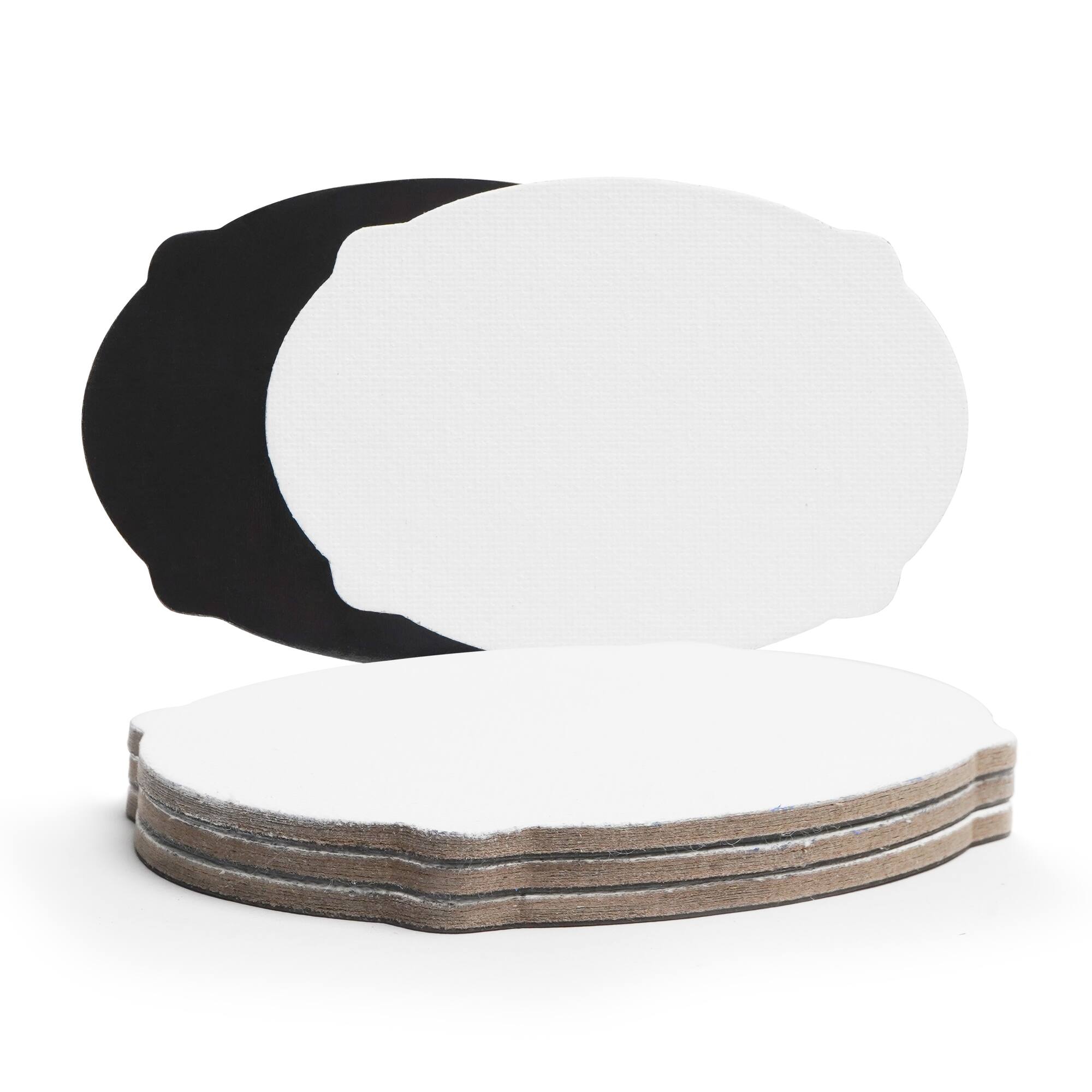 5 Pack 4" Shaped Magnetic Canvas Panels by Craft Smart